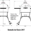 Kamado Joe Classic II Keramikgrill 2 Kamado Joe Classic II Keramikgrill -Campinggeschäfte 16050 Kamado Joe Classic II Abmessungen