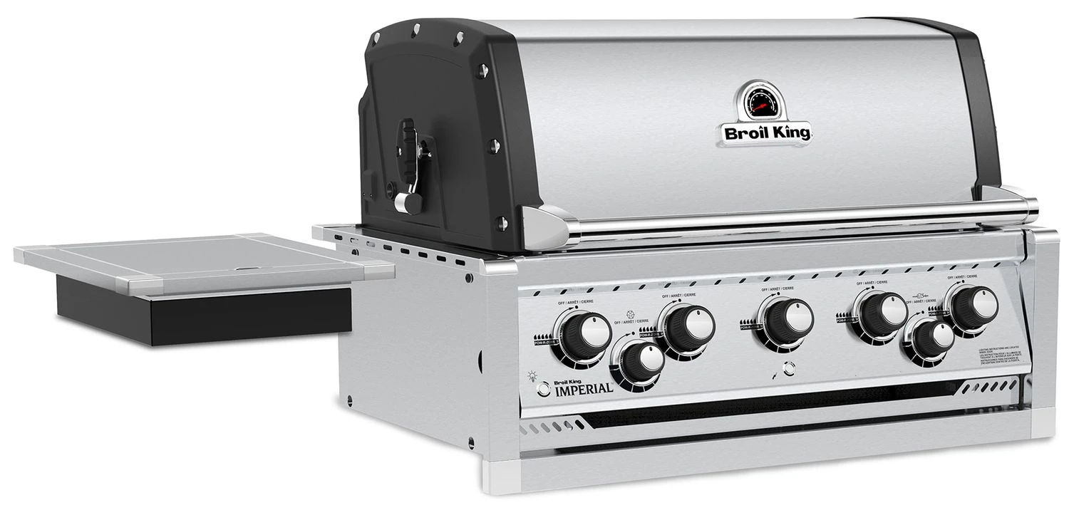 Broil King Imperial 590 PRO Einbaugrill Mit Drehspieß + Seitenbrenner - Modell 2023 4 Broil King Imperial 590 PRO Einbaugrill Mit Drehspieß + Seitenbrenner - Modell 2023 – Bild 2