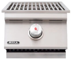 BULL Infrarot Einbau Seitenbrenner / Edelstahl / Slide-In