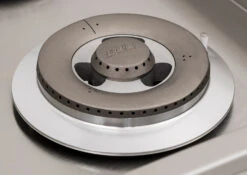 BULL Einbau Seitenbrenner Double / Edelstahl / Slide-In -Campinggeschäfte BULL Einbau Seitenbrenner Double Edelstahl Detail