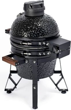 The Bastard Keramikgrill Classic Small - Schwarz Glänzend - Modell 2023 -Campinggeschäfte Bastard Grill Classic Small BC206 Deckelscharnier