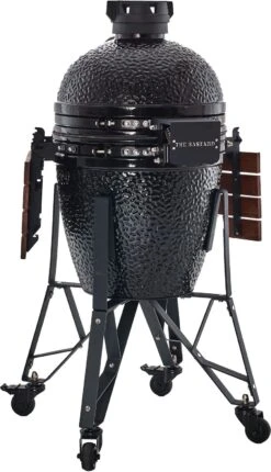 The Bastard Keramikgrill Classic Medium - Complete - Schwarz Glänzend - Modell 2023 -Campinggeschäfte Bastard Grill Medium Complete Rueckseite BC203