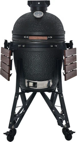 The Bastard Keramikgrill Urban Medium - Complete - Schwarz Matt - Modell 2023 -Campinggeschäfte Bastard Keramikgrill Urban Medium Tische geklappt BU203