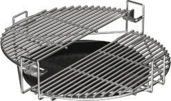 The Bastard Keramikgrill Urban Medium - Complete - Schwarz Matt - Modell 2023 -Campinggeschäfte Bastard Multilevel Cooking System Edelstahlrost 3