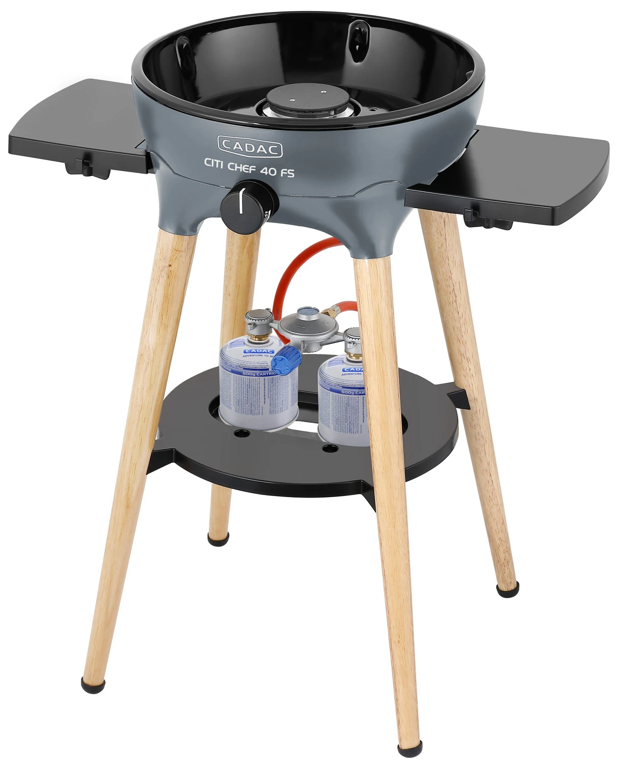 CADAC Gasgrill Citi Chef 40 FS BBQ / Dome Steel Grey, 30 Mbar 8 CADAC Gasgrill Citi Chef 40 FS BBQ / Dome Steel Grey, 30 Mbar – Bild 6