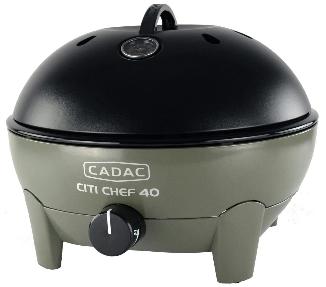 CADAC Kompakt Gasgrill Citi Chef 40 Olive Green - 50mbar 3 CADAC Kompakt Gasgrill Citi Chef 40 Olive Green - 50mbar