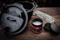 Grillfürst Dutch Oven Set / Gusseisen Pflegeset -Campinggeschäfte Dutch Oven Pflegepaste