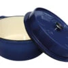 Grillfürst Emaillierter Dutch Oven Ohne Füsse DO7,5 - Blau 2 Grillfürst Emaillierter Dutch Oven Ohne Füsse DO7,5 - Blau -Campinggeschäfte Dutch Oven ohne Fuesse DO 7 5 blau offen