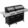 Grillfürst G750G 7-Brenner Doppelkammer - Gasgrill - Eintracht Frankfurt Edition - Gusseisenroste -Campinggeschäfte Eintracht Frankfurt Gasgrill G750G Doppelhaube