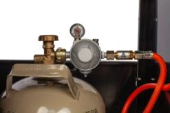 Grillfürst G591G 5-Brenner Einbaugrill - Eintracht Frankfurt Edition - Gusseisenroste -Campinggeschäfte Eintracht Gasgrill Sicherheitsdruckminderer 1