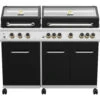 Grillfürst G750E Borussia Dortmund Edition 7-Brenner Doppelkammer - Gasgrill Mit Hochtemperaturbrenner, Seitenkocher, Heckbrenner Und Edelstahl Rosten 1 Grillfürst G750E Borussia Dortmund Edition 7-Brenner Doppelkammer - Gasgrill Mit Hochtemperaturbrenner, Seitenkocher, Heckbrenner Und Edelstahl Rosten -Campinggeschäfte G750E BVB Gasgrill Doppelkammer Grill