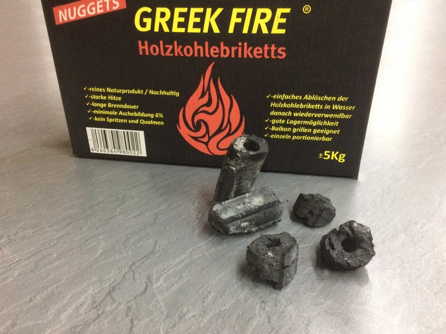 Greek Fire Nuggets - 1 Palette = 480kg 3 Greek Fire Nuggets - 1 Palette = 480kg