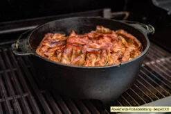 Grillfürst Dutch Oven BBQ Edition DO28 - XXL Dutch Oven -Campinggeschäfte Grillfuerst Dutch Oven DO28 BBQ Edition Schichtfleisch