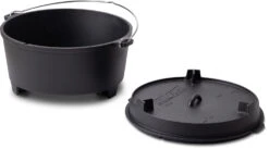 Grillfürst Dutch Oven BBQ Edition DO28 - XXL Dutch Oven -Campinggeschäfte Grillfuerst Dutch Oven DO28 Deckel Fuesse