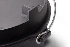Grillfürst Dutch Oven BBQ Edition DO28 - XXL Dutch Oven -Campinggeschäfte Grillfuerst Dutch Oven DO28 Deckelgriff