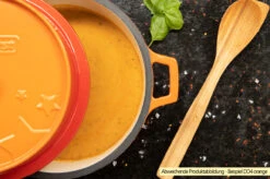 Grillfürst Emaillierter Dutch Oven Ohne Füsse DO4 - Lila 11 Grillfürst Emaillierter Dutch Oven Ohne Füsse DO4 - Lila -Campinggeschäfte Grillfuerst Dutch Oven emailliert Beispiel DO4 orange Suppe