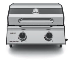 Grillfürst G201E 2-Brenner Gasgrill Portabel V2 - Campinggrill / Balkongrill 50mbar - Inkl. Untergestell -Campinggeschäfte Grillfuerst G201 Gasgrill Balkongrill 1
