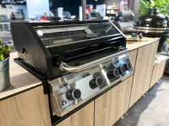 Grillfürst G490G 4-Brenner Einbaugrill - Black Edition - Mit Heckbrenner Und Gusseisen Rosten -Campinggeschäfte Grillfuerst G490 Einbau Gasgrill schwarz 1