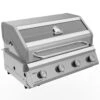 Grillfürst G401E 4-Brenner Einbaugrill Mit Edelstahl Rosten -Campinggeschäfte Grillfuerst Gasgrill Einbaugrill G401E seitlich