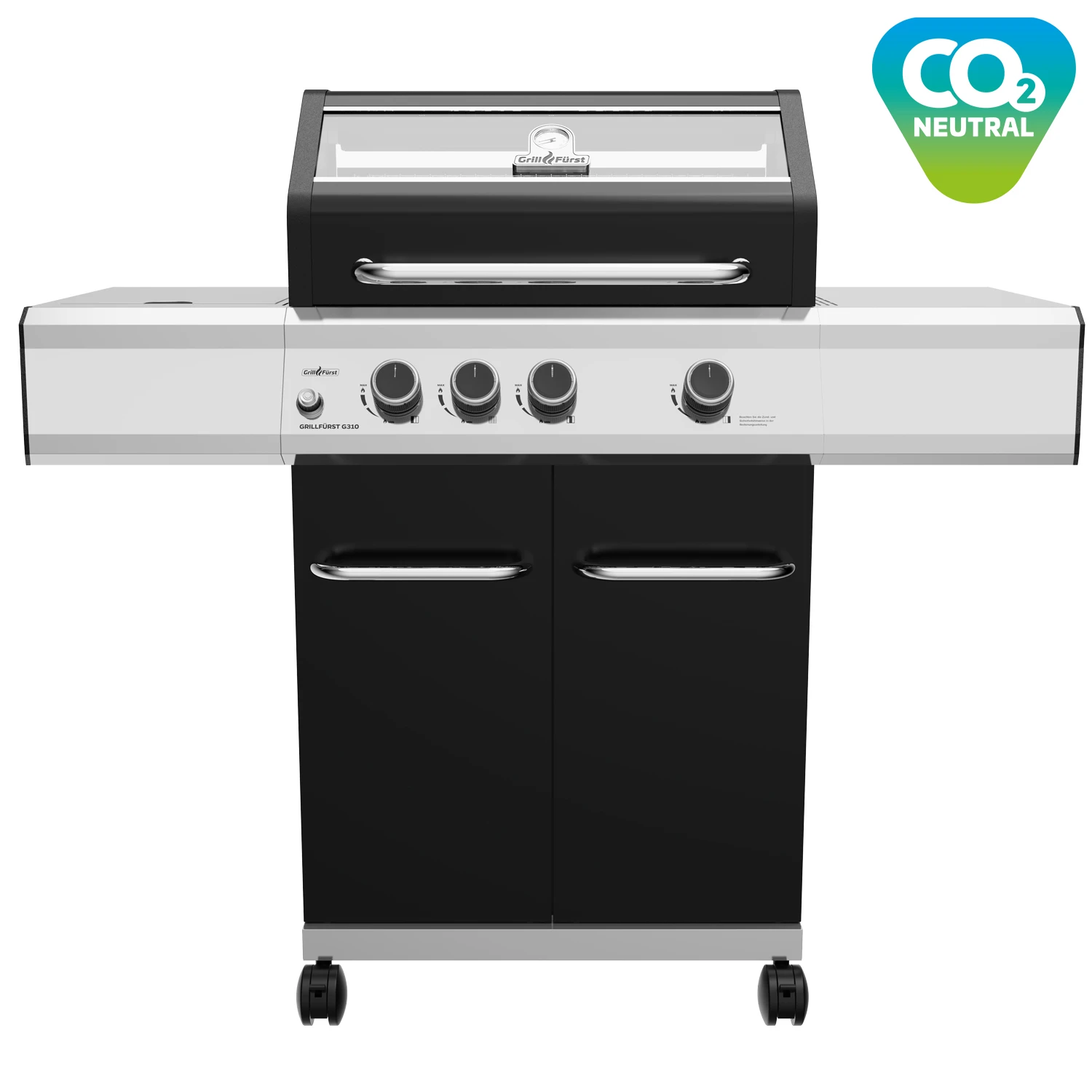 Grillfürst G310E 3-Brenner Gasgrill Mit Hochtemperaturbrenner Und Edelstahl Rosten 3 Grillfürst G310E 3-Brenner Gasgrill Mit Hochtemperaturbrenner Und Edelstahl Rosten