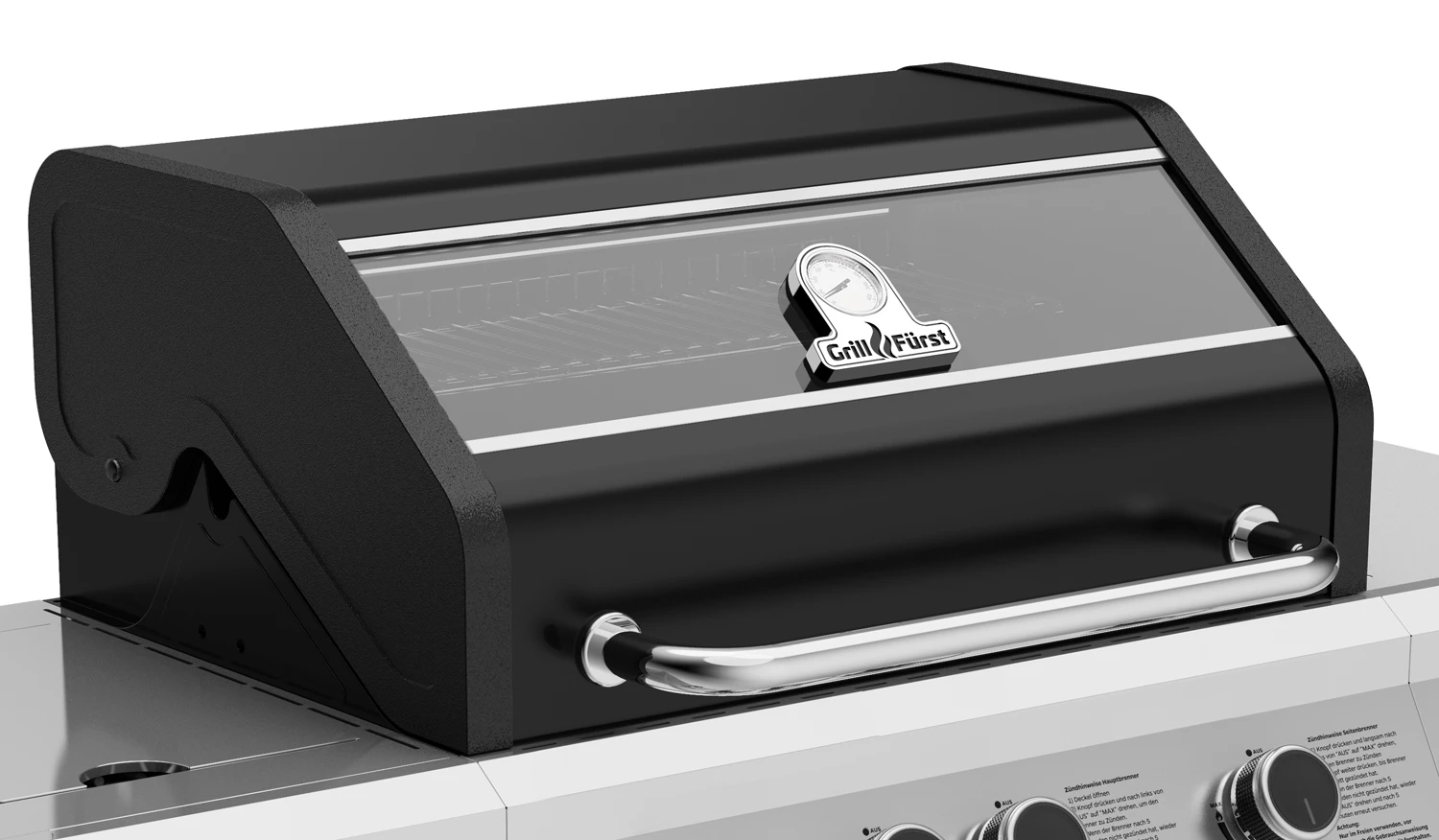 Grillfürst G310E 3-Brenner Gasgrill Mit Hochtemperaturbrenner Und Edelstahl Rosten 5 Grillfürst G310E 3-Brenner Gasgrill Mit Hochtemperaturbrenner Und Edelstahl Rosten – Bild 3
