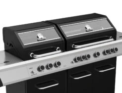 Grillfürst G750E 7-Brenner Doppelkammer - Gasgrill Mit Hochtemperaturbrenner, Seitenkocher, Heckbrenner Und Edelstahl Rosten -Campinggeschäfte Grillfuerst Gasgrill Premium G750G Doppelkammer Gasgrill Garraum 2 1674134371