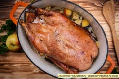 Grillfürst Dutch Oven Sternentöpfchen / Gusseisen Bräter - Emailliert - XL - Lila -Campinggeschäfte Grillfuerst Sternentoepfchen XL Gaensebraeter Beispiel