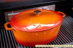 Grillfürst Dutch Oven Sternentöpfchen / Gusseisen Bräter - Emailliert - XL - Lila -Campinggeschäfte Grillfuerst Sternentoepfchen XL Gusseisenbraeter Beispiel