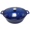 Grillfürst Dutch Oven Sternentöpfchen / Gusseisen Bräter - Emailliert - XL - Blau -Campinggeschäfte Grillfuerst Sternentoepfchen blau Braeter XL 20 093