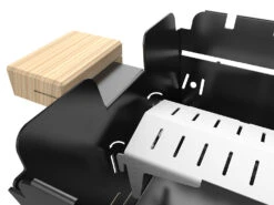 Knister Gasgrill - Ausziehbarer Kompaktgrill -Campinggeschäfte Knister Gasgrill Flammenschutz montieren