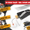 Knister Gasgrill - Ausziehbarer Kompaktgrill 2 Knister Gasgrill - Ausziehbarer Kompaktgrill -Campinggeschäfte Knister Gasgrill Kompaktgrill Highlights