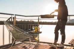 Knister Gasgrill - Ausziehbarer Kompaktgrill -Campinggeschäfte Knister Kompaktgrill Gas Halterung