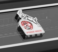 Grillfürst G750E 7-Brenner Doppelkammer - Gasgrill - 1. FC Köln Edition - Edelstahlroste -Campinggeschäfte Koeln Gasgrill Deckelthermometer Logo Verein 1