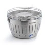 LotusGrill Classic - Holzkohle Tischgrill - Metallicsilber Inkl. Tasche -Campinggeschäfte LotusGrill Classic Balkongrill Tischgrill metallic silber