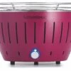 LotusGrill S - Holzkohle Tischgrill - Pflaumenlila Inkl. Tasche -Campinggeschäfte LotusGrill S Pflaumenlila Tischgrill PU 280 gross