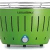 LotusGrill S - Holzkohle Tischgrill - Limettengrün Inkl. Tasche -Campinggeschäfte LotusGrill S Tischgrill Limettengruen GR 280 gross