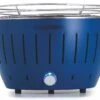 LotusGrill S - Holzkohle Tischgrill - Tiefblau Inkl. Tasche -Campinggeschäfte LotusGrill S Tischgrill Tiefblau BL 280 gross