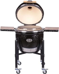 Monolith Grill CLASSIC PRO-Serie 2.0 Schwarz - MIT Gestell Und Seitentischen -Campinggeschäfte Monolith Keramik Grill Classic PRO Serie 2 0 121001 black 7