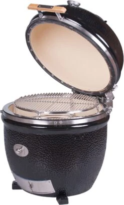 Monolith Grill LeCHEF PRO-Serie 2.0 Schwarz - OHNE Gestell Und Seitentische -Campinggeschäfte Monolith Keramik Grill Le Chef PRO Serie 2 0 121031 black 11