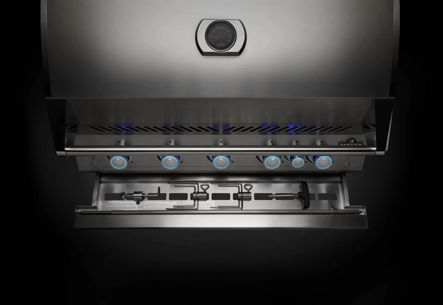 Napoleon 700-Series 38" BIG38 Edelstahl Einbaugrill Inkl. Drehspieß - Modell 2023 12 Napoleon 700-Series 38" BIG38 Edelstahl Einbaugrill Inkl. Drehspieß - Modell 2023 – Bild 10
