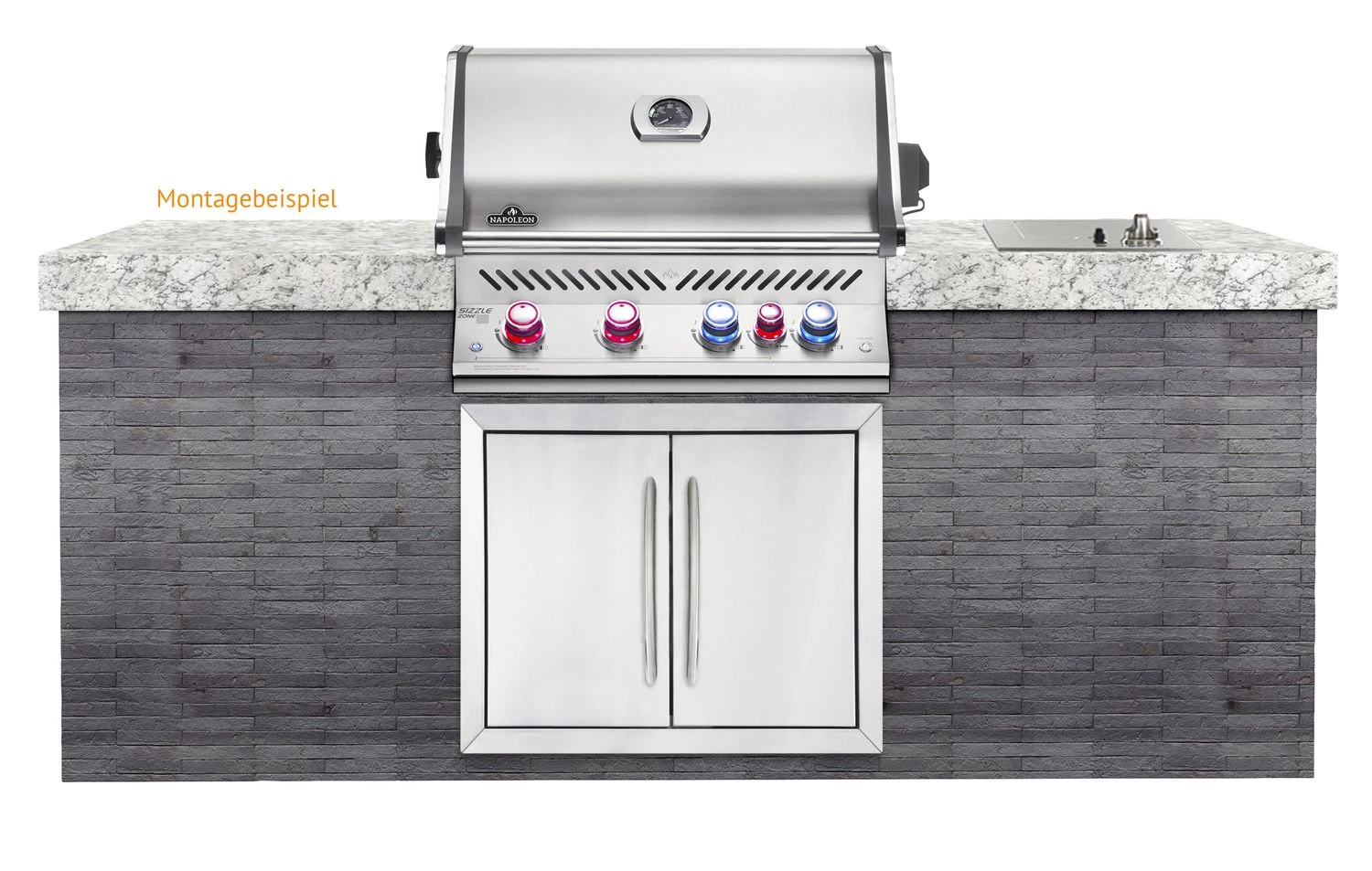 Napoleon Prestige Pro 500-3 Edelstahl Einbaugrill Gas - Inkl. Drehspieß - Modell 2023 9 Napoleon Prestige Pro 500-3 Edelstahl Einbaugrill Gas - Inkl. Drehspieß - Modell 2023 – Bild 7