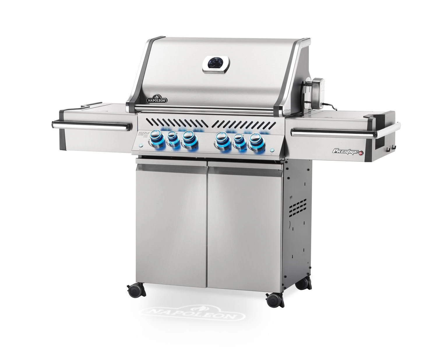 Napoleon Prestige Pro 500-3 Edelstahl Gasgrill Inkl. Drehspieß - X-DEAL Inkl. Napoleon Holzkohlegrill Kugelgrill Ø 57cm 7 Napoleon Prestige Pro 500-3 Edelstahl Gasgrill Inkl. Drehspieß - X-DEAL Inkl. Napoleon Holzkohlegrill Kugelgrill Ø 57cm – Bild 5