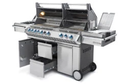 Napoleon Prestige Pro 825-3 Edelstahl Gasgrill Inkl. Drehspieß Und Bodenbeleuchtung - Modell 2023 24 Napoleon Prestige Pro 825-3 Edelstahl Gasgrill Inkl. Drehspieß Und Bodenbeleuchtung - Modell 2023 -Campinggeschäfte Napoleon Prestige Pro 825 Gasgrill seitlich offen 1