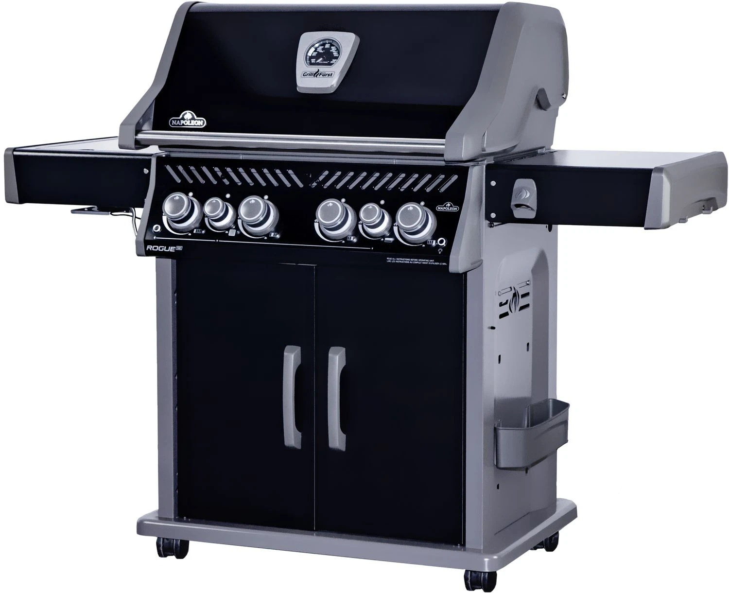 Napoleon Rogue SE 525 Gasgrill - All-black - Mit Sizzle Zone Und Heckbrenner - Grillfürst Edition Inkl. Grill Control Und Zubehörpaket - Smart Deal - Modell 2022 4 Napoleon Rogue SE 525 Gasgrill - All-black - Mit Sizzle Zone Und Heckbrenner - Grillfürst Edition Inkl. Grill Control Und Zubehörpaket - Smart Deal - Modell 2022 – Bild 2