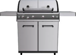 Outdoorchef Dualchef S 425 G Edelstahl Gasgrill Mit Seitenkocher + Blazing Zone Infrarotbrenner + DGS Gusseisen Grillrost 2 Stk. + DGS Gemüse Grillrost 2 Stk. 23 Outdoorchef Dualchef S 425 G Edelstahl Gasgrill Mit Seitenkocher + Blazing Zone Infrarotbrenner + DGS Gusseisen Grillrost 2 Stk. + DGS Gemüse Grillrost 2 Stk. -Campinggeschäfte Outdoorchef Dualchef Gasgrillstation