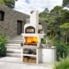 Palazzetti Grillkamin Capri 3 Mit Backofen Und Gusseisentür - Inkl. Montagematerial -Campinggeschäfte Palazzetti Grillkami Capri 3 Backofen