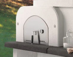 Palazzetti Grillkamin Bastia Mit Pizzaofen Inkl. Montagematerial -Campinggeschäfte Palazzetti Grillkamin Bastia Backofen Edelstahl