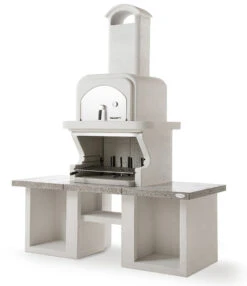 Palazzetti Grillkamin Pamplona Mit Pizzaofen Inkl. Montagematerial