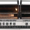 Napoleon Prestige Pro 825-3 Edelstahl Einbaugrill Gas - Inkl. Drehspieß - Modell 2023 -Campinggeschäfte PrestigePro BIPRO825 RBI 3 GrillHead Str NoRotis LidOpn IntLtsOn