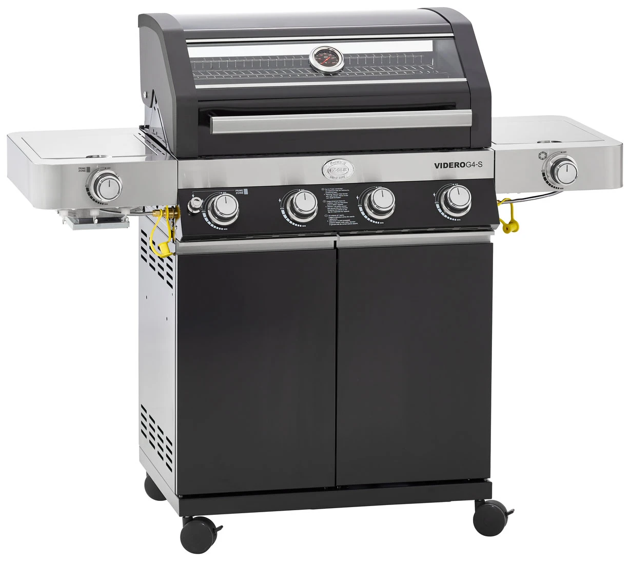 Rösle Gasgrill Videro G4-S VARIO+ Schwarz - Modell 2023 - X-DEAL Inkl. Abdeckhaube, Grillplatte Und Drehspieß 3 Rösle Gasgrill Videro G4-S VARIO+ Schwarz - Modell 2023 - X-DEAL Inkl. Abdeckhaube, Grillplatte Und Drehspieß